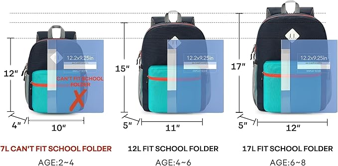 mibasies Kids Backpack for Boys 4-6: Boys Backpacks for Elementary Kindergarten