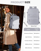 coofay Vacuum Backpack Travel with Pump Vacpack Travel Backpack with Vacuum System Mochila de Viaje Compresion al Vacio Easyvacpack Airbag Backpacks for Traveling Carry on Luggage
