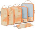 BAGSMART 6 Set /4 Set/2 Set Compression Packing Cubes for Travel, Lightweight Luggage Organizer Bags, Durable Space Saver Bags Travel Essentials