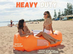 WEKAPO Inflatable Couch Air Lounger Chair - Camping & Beach Accessories, Portable Blow up Sofa for Hiking, Lawn, Indoor/Outdoor Movies & Music Festivals. Lightweight and Easy to Set Up Air Hammock