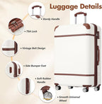 Merax Luggage Set 28 IN Hardside Suitcase with Duffel Bags Luggage with Spinner Wheels