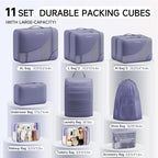 11 Set Packing Cubes for Travel, Gifts for Women Mom,Anti-Tearing Suitcase Organizer,OlarHike Vacation Essentials & Accessories for Cruise Ship