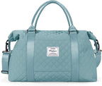 HYC00 Travel Duffel Bag,Carry-on Overnight Weekender Bags for Women,Sports Tote Gym Bag with Wet Pocket