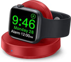 2026 Upgraded for Apple Watch Charger Magnetic Fast Charging Dock,Portable Wireless Charging Stand Compatible with iWatch Series Ultra/SE/11/10/9/8/7/6/5/4/3/2 Support Nightstand Mode-Red