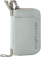 Eagle Creek Stash RFID Wallet – Slim Travel Wallet with RFID Blocking – Secure Passport, Cards & Cash – Lightweight, Water-Resistant Nylon – Zipper Closure – Unisex Design - Storm Grey