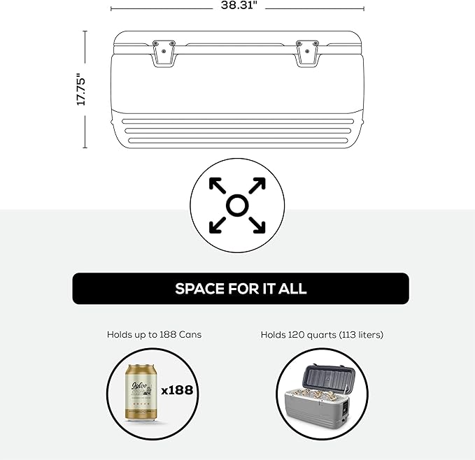 Igloo Hard Cooler | Polar & Party Bar Series | Insulated Ice Chests