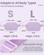 Vankor Cute Purple Fanny Packs for Women Cross Body Corduroy, Purple Belt Bag for Women Crossbody Stylish Waist Pack Purse for Travel, Hiking, Workout, Running