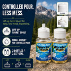 Elite Trail Magic- 2 pack- Made In USA- Wander Wash Biodegradable Castile Soap – Ultralight (2) 1 oz Concentrated Liquid Soap for Camping -Travel & Backpacking – All Purpose, Unscented (2)