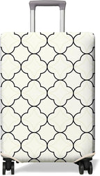 Travel Luggage Cover Suitcase Protector Fits 18-32 Inch Wheel Covers PatternedTravel Related Items Flower Luggage Protector Elastic L