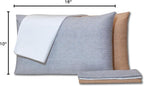 ProComf Travel and Camping Mate/Baby/Kid's/Teen's/Adult's Memory Foam Pillow (Snow White with Covers)