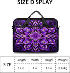 Laptop Shoulder Bag for Women Men, Waterproof Computer Case Messenger Bag Briefcase for Business Office Travel