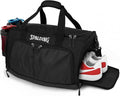Spalding Gym Bag for Men & Women Duffle Bag with Wet & Shoe Compartment - 55L Capacity Large Workout Bags for Travel, Sports