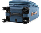 Travelpro Platinum Elite Softside Expandable Luggage, 8 Wheel Spinner Suitcase, TSA Lock, Men and Women, Coastal Blue, 2-Piece Set (21/25)