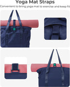 BAGSMART Tote Bag for Women, Tote Bag with Zipper Work Tote with Compartments Nurse Shoulder Hanbag for Travel, Gym