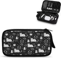 Cats Print Electronic Organizer Travel Case Waterproof Travel Cord Organizer Pouch, All-in-One Storage Bag for Accessories, Charger, Cable