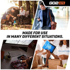 Ultimate Travel Toiletry & PPE Kits, Hygiene Kit with Shaving Supplies & PPE for Travel, Business & Charity with Reusable Toothbrush, Bath Soap & Other Essential Toiletries, 1-Pack (GO200)