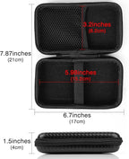 Solar Power Bank Carrying Case - Portable Hard Travel Storage Box for Solar Chargers, Compatible with BLAVOR 10000mAh, Durecopow 20000mAh(Black)