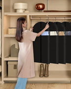 Garment Bags Garment Covers 24 x 43 Inch, 2 Packs PEVA Suit Bags for Hanging Clothes, Suit Covers on Closet or Travel for Suits, T-shirts and Jackets