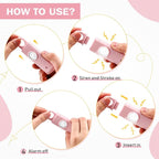 Tellegloww 6 Pcs Rechargeable Personal Safety Alarm for Women, 130db Personal Alarm Protection Keychains Loud Siren with LED Self Defense Keychain for Senior Mom Gift(White,Pink,Bule,Black,Keychain)
