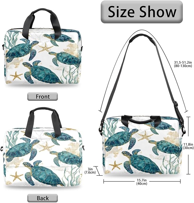 Cute Laptop Shoulder Bag for Women Men, Computer Laptop Bag Laptop Sleeve Case Laptop Satchel Briefcase Carrying Bag QA-1