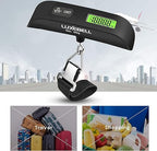 Luxebell Luggage Scale Portable Handheld Digital Suitcase Weight 110lbs Airplane Travel Essentials Gift LCD Backlight Temperature Sensor