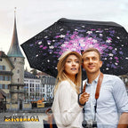 MRTLLOA 40/49/56 Inch Oversize Windproof Inverted Reverse Upside Down Umbrella, Golf Size Rain Umbrella, Double Layer, C-Shaped Handle for Men, Women and Kids