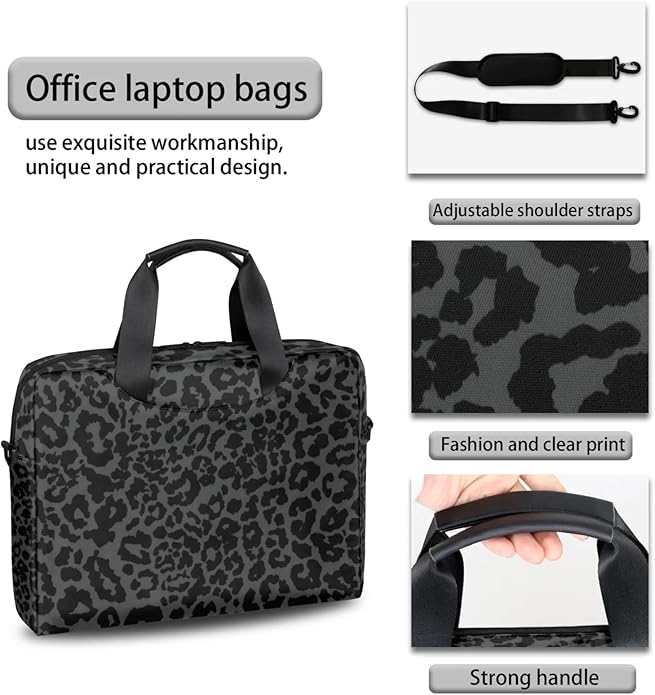 Cute Laptop Shoulder Bag for Women Men, Computer Laptop Bag Laptop Sleeve Case Laptop Satchel Briefcase Carrying Bag QA-1