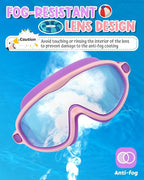 Swim Goggles 2 Pack, Wide View Anti Fog&UV Swimming Goggles for Audlt, No Leak Pool Beach Essentials for Men Women