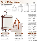 Merax Luggage Set 28 IN Hardside Suitcase with Duffel Bags Luggage with Spinner Wheels