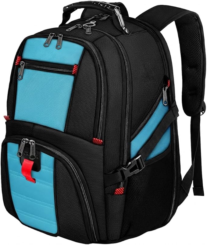 YOREPEK Large Backpack for Men, Extra Large Laptop Backpacks for Men Women, Water Resistant Travel Backpack Airline Approved Business Work Bag Fits 17 Inch Computer, Black