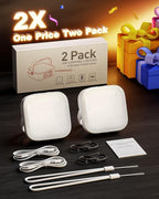 Eventek 2Pack 20000mAh Camping Lights, Camping Lantern Rechargeable Total Up to 200H+ & 4 Lights Modes, Portable IP65 Waterproof Tent Lights for Camp, Outdoor, Power Outages Emergency, Hurricane