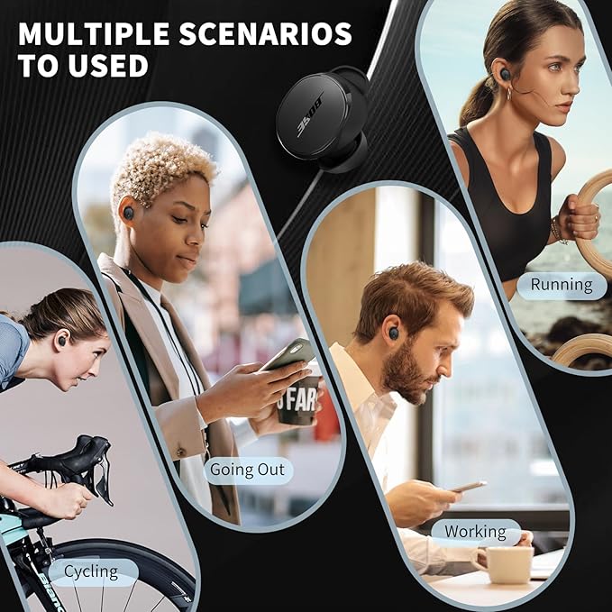 [3 Pairs] Ear Tips Covers for New Bose QuietComfort Earbuds, Sport Anti-Slip EarTips Silicone Anti Scratches Replacement Ear Covers Earbuds Accessories (S/M/L) (Black)
