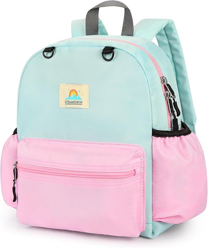 STEAMEDBUN Toddler Backpack for Girls 2-4: Kids Backpack Boys Girls - Preschool Kindergarten Daycare Backpacks - 12 inch