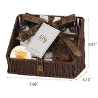 Gifts for Women and Men, Mothers Day Gift Basket for Mom, Bath and Body Gift Basket Set - 7Pcs Coconut Vanilla Spa Gift Basket Set | Christmas, Birthday, Gifts for Mom, Gift for Mom and Dad