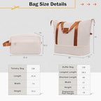 2 Piece Luggage Sets with Bags, Lightweight ExpanableCarry on Luggage Sets, Hardshell ABS Spinner Wheels Suitcase with TSALock,for Women Men, 20 IN & 24 IN, Khaki+Brown
