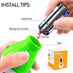 FLY2SKY Portable LED Tent Lamp, Clip Hook Hurricane Emergency Light Bulb, Camping Equipment Lanterns for Hiking, Backpacking Outage, B-CLOSED-HOOK, 4 Packs