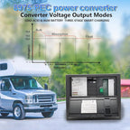 WF-8975-AD 75 AMP RV Power Converter, Power Center - 75 Amp, Battery Chargers for rv,Camper, Trailer,rv Lithium Converter Charger,105-130 VAC, 1280W