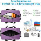 Apenze Small Gym Bag 14 inch lightweight Carry On Mini Duffel Bag for Travel Sport - Lavender Purple