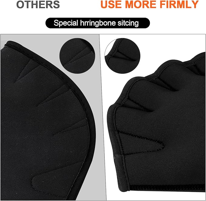 TAGVO Aquatic Gloves for Helping Upper Body Resistance, Webbed Swim Gloves Well Stitching, No Fading, Sizes for Men Women Adult Children Aquatic Fitness Water Resistance Training