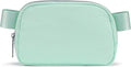YOSHUYUKI Fanny Pack Crossbody Bag Trendy Waterproof Small Cross Body Purse for Women Men Fashion Waist Packs Mini Belt Pouch Chest Bum Hip Bag Lulu Dupes for Travel Vacation Running Matcha Cream