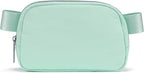 YOSHUYUKI Fanny Pack Crossbody Bag Trendy Waterproof Small Cross Body Purse for Women Men Fashion Waist Packs Mini Belt Pouch Chest Bum Hip Bag Lulu Dupes for Travel Vacation Running Matcha Cream