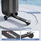 Scooter Luggage for Kids Scooter Suitcase for Ages 4-12, 4 in 1 Kids Luggage Boarding Suitcase Detachable & Foldable Scooter Travel Trolley Ride On Luggage-Black