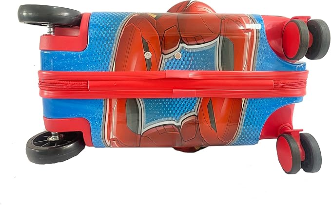 Fast Forward Marvel Heroes Ride-on Suitcase with Seat - 18" Lightweight Kids Travel Trolley