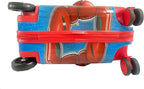 Fast Forward Marvel Heroes Ride-on Suitcase with Seat - 18" Lightweight Kids Travel Trolley