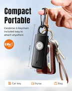 ESSAGER Personal Safety Alarm for Women, 130 dB Self Defense Siren, Rechargeable & Portable with Keychain and Carabiner, Low Battery Notice, LED Strobe Light for Kids, Seniors, College Students(Black)