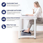 Inflatable Foot Rest for Travel - Adjustable Height Leg Pillow for Airplane & Car, Portable Foot Stool for Kids & Adults （Multicolor） 2-Count