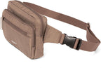Baggallini Securtex Anti-theft Belt Bag 8.8"x5.5" Crossbody Fanny Pack for Women RFID Wallet Locking Zipper Travel Purse