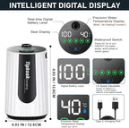 Portable Shower for Camping Essentials: 10000mAh Rechargeable Battery Powered Shower, IPX8 Waterproof Camp Shower Pump, 5-Speed Outdoor Shower with LED Display, Camping Gifts for Men, Dog Bath, Hiking