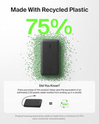 Belkin Portable Charger 25K, Power Bank with Integrated USB C Cable, 158W - Fast Charging Laptop Portable Battery Pack for MacBook Pro 14, iPhone 17 Series, iPad Pro, Galaxy S26, & More - Black