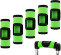 Cosmos 5 Pcs Neoprene Luggage Handle Wrap Soft Grip Handle Cover Luggage Identifier with Hollow Design for Push-Button Handle Trolley Handle and Travel Suitcase Trolley Case